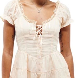 Urban Outfitters Light Orange Romper